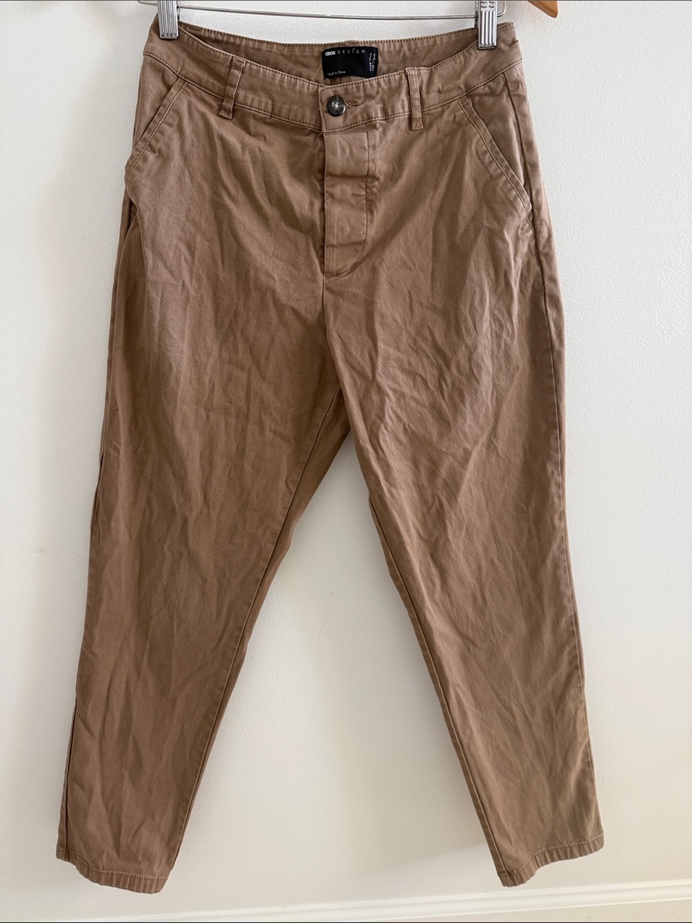 ASOS Brown/Tan Cotton Chinos